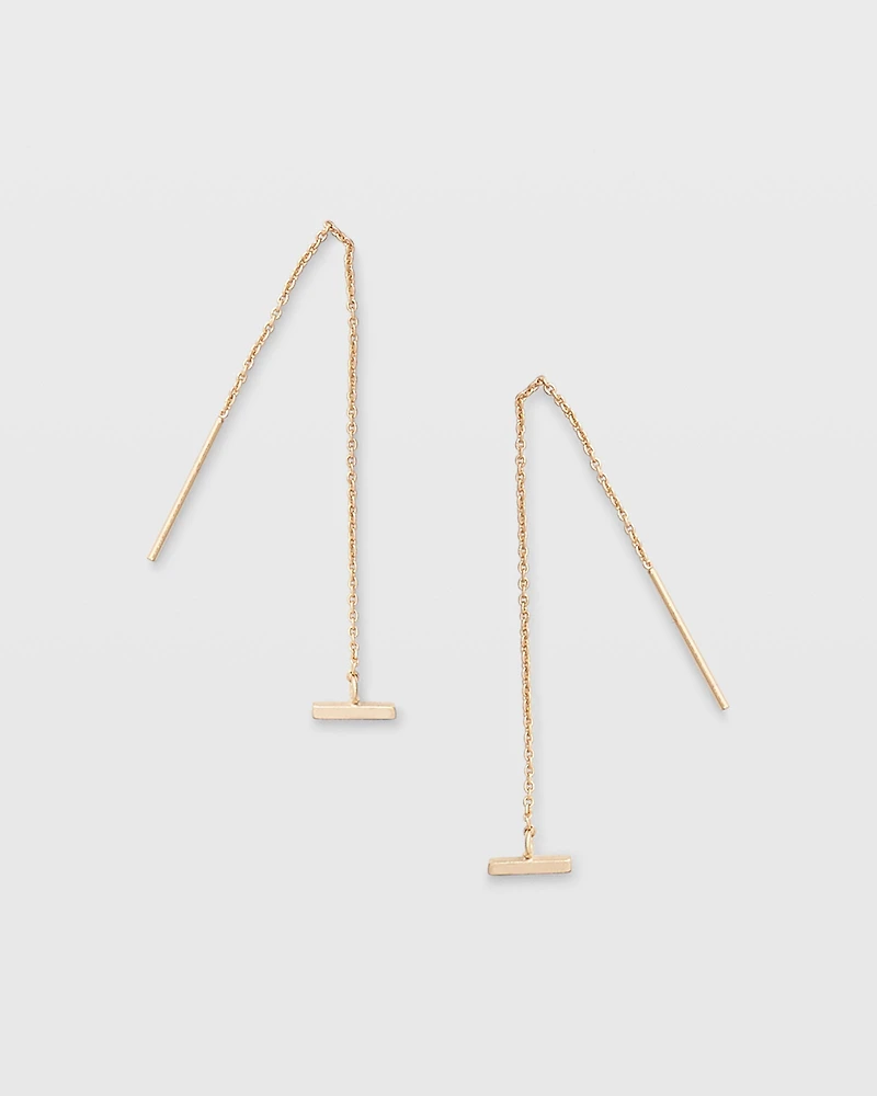 Bar Threader Earrings
