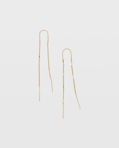Serefina Bar Threader Earrings
