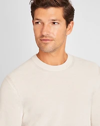 Refined Textured Wool Sweater