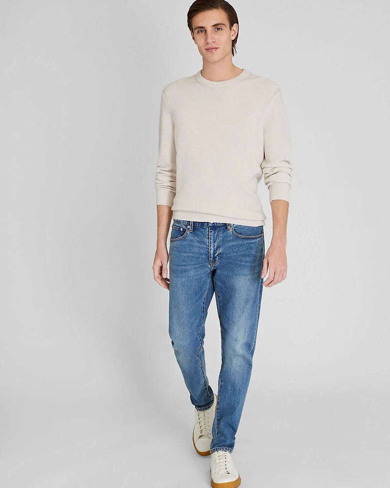Refined Textured Wool Sweater