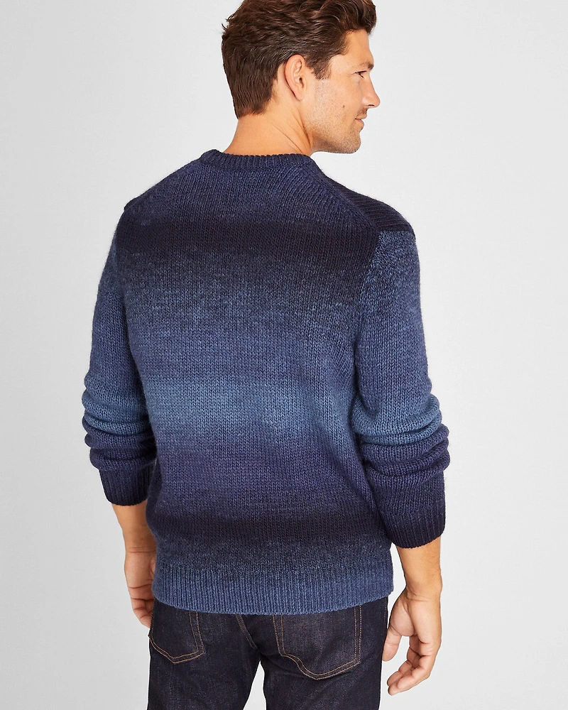 Ombré Crewneck