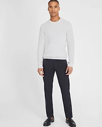 Bouclé Waffle Stitch Crewneck