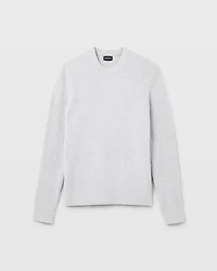 Bouclé Waffle Stitch Crewneck