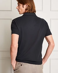 Slim Brushed Cotton Polo