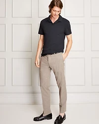 Slim Brushed Cotton Polo