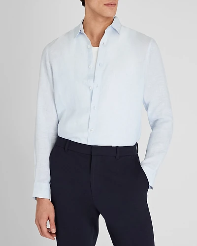 Carlo Bassetti Italian Linen Stripe Shirt
