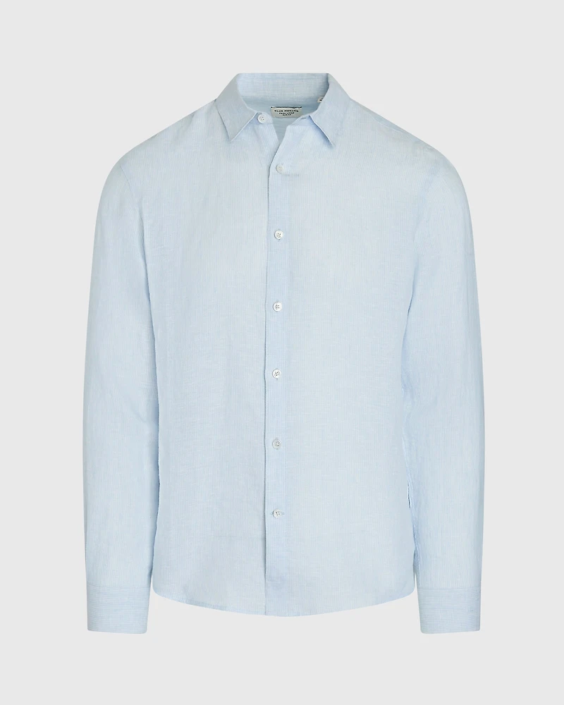 Carlo Bassetti Italian Linen Stripe Shirt