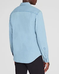 Long-Sleeve Denim Shirt