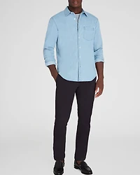 Long-Sleeve Denim Shirt