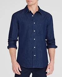 Long-Sleeve Denim Shirt