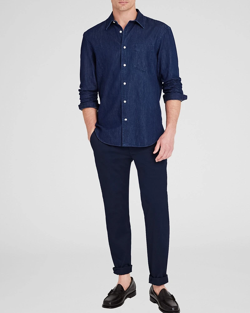 Long-Sleeve Denim Shirt