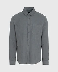 Houndstooth Lightweight Flannel Shirt