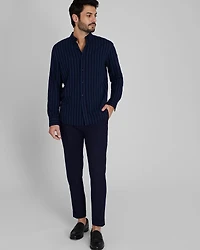 Standard Striped Jaspé Crepe Shirt