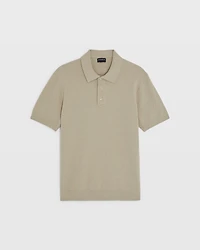 Short Sleeve Bouclé Polo