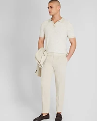 Plaited Diamond Short Sleeve Polo