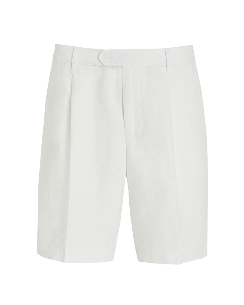Pleated Linen Short