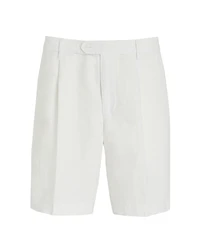 Pleated Linen Short