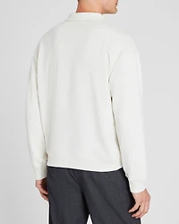 Cotton Sweatshirt Polo