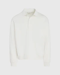 Cotton Sweatshirt Polo