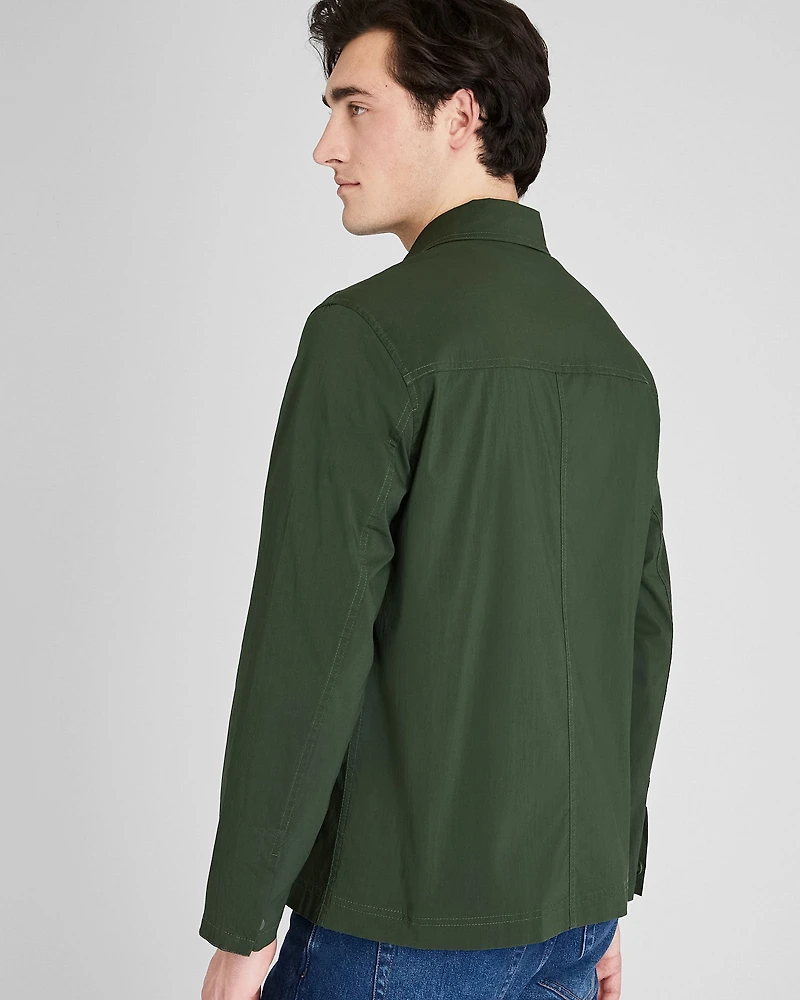 Poplin Shirt Jacket
