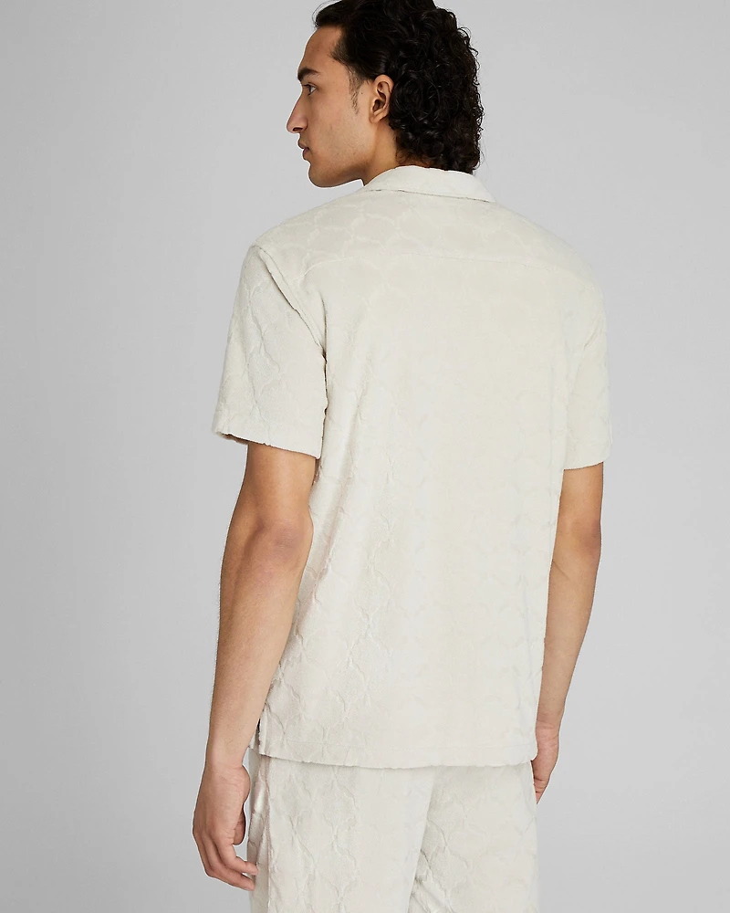 Jacquard Toweling Shirt