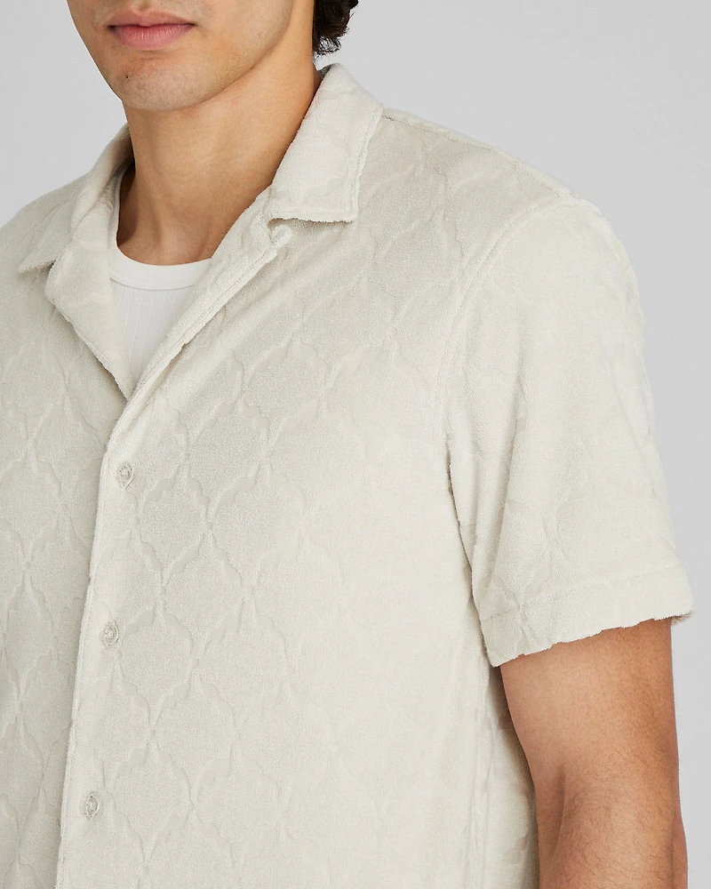 Jacquard Toweling Shirt