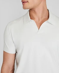 Short Sleeve Tech Johnny Collar Polo