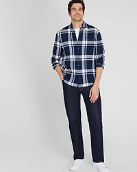 Standard Herringbone Plaid Shirt