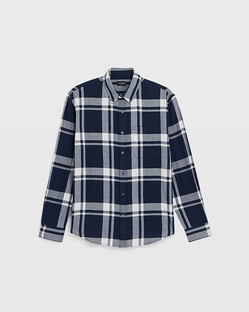 Standard Herringbone Plaid Shirt