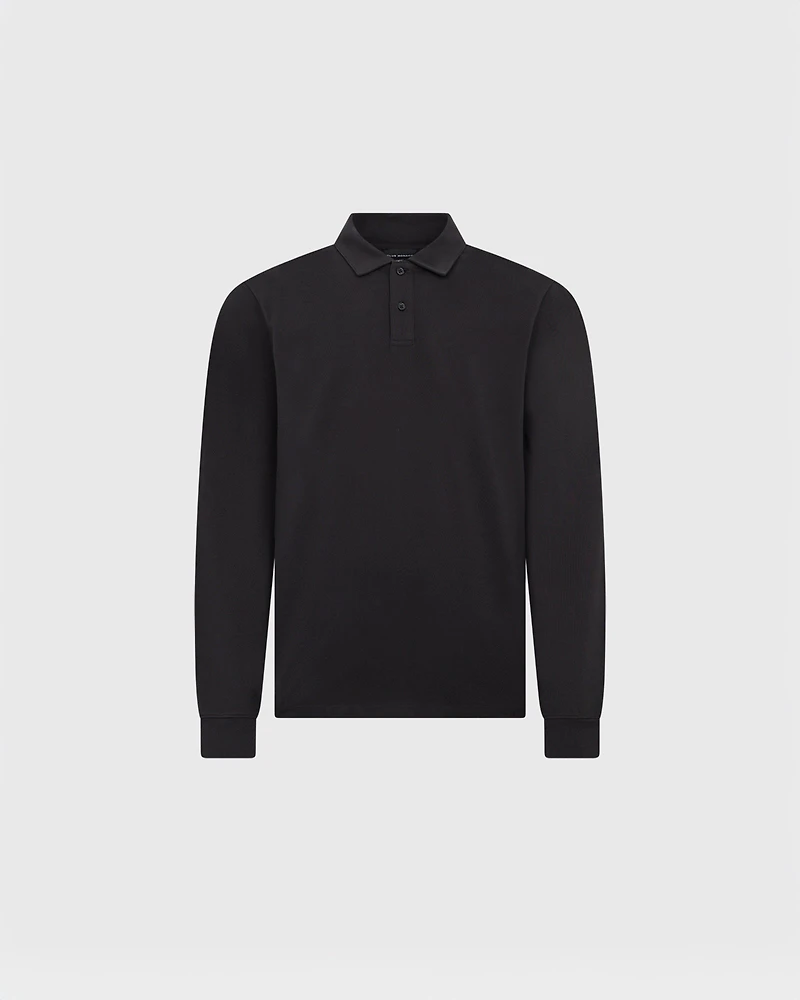 Long Sleeve Clean Pique Polo