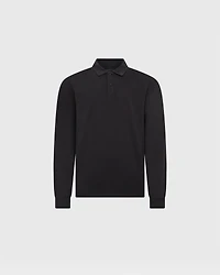 Long Sleeve Clean Pique Polo