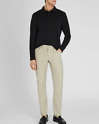 Long Sleeve Clean Pique Polo