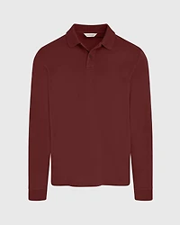Long Sleeve Clean Piqué Polo