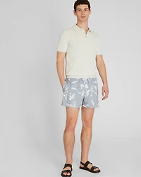 Arlen Floral Print 4" Swim Trunk