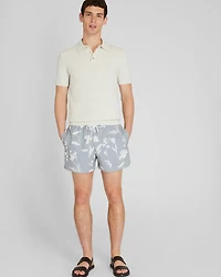 Arlen Floral Print 4" Swim Trunk