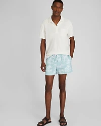 Arlen Jungle Print 4" Swim Trunk