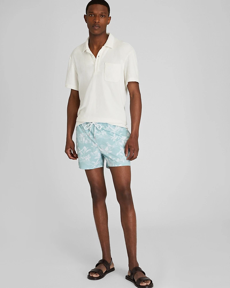 Arlen Jungle Print 4" Swim Trunk