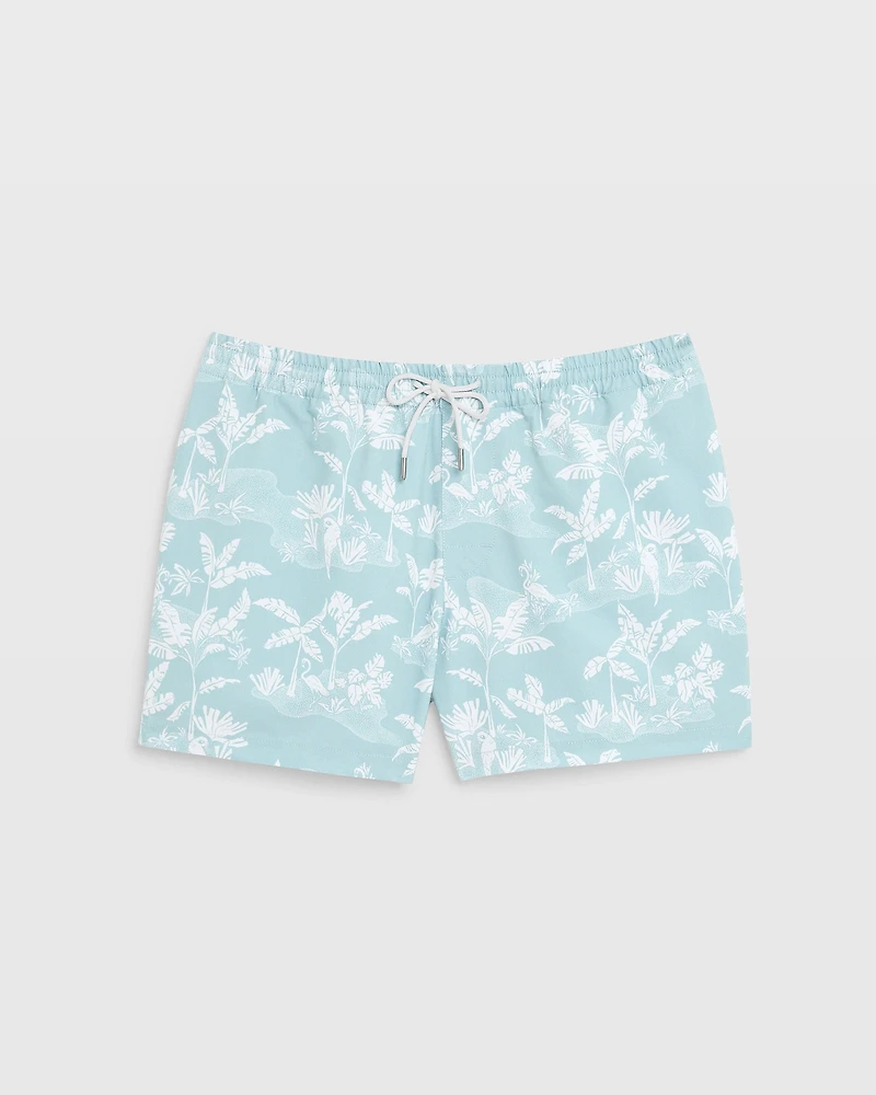Arlen Jungle Print 4" Swim Trunk
