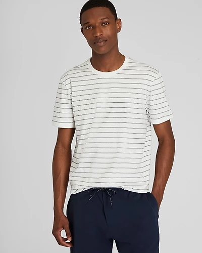 Short Sleeve Refined Stripe Tee