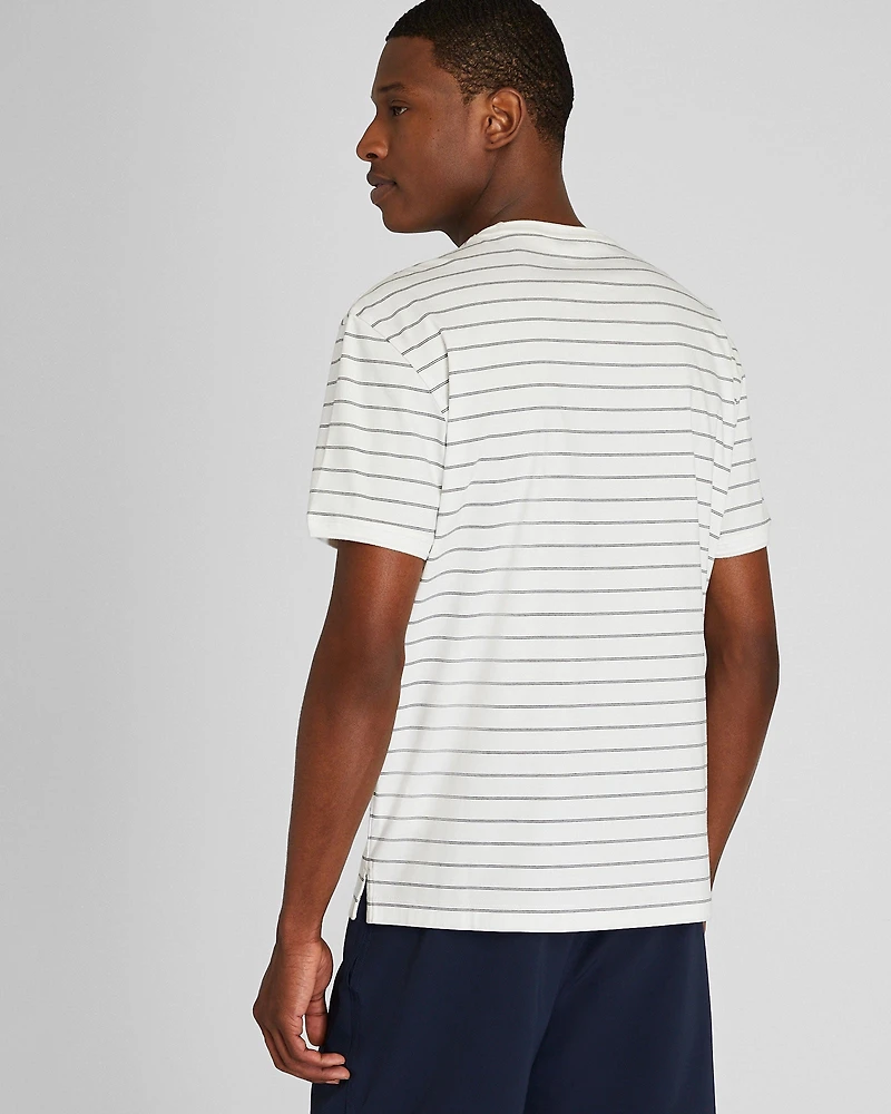 Short Sleeve Refined Stripe Tee