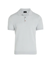 Short-Sleeve Stitch Polo