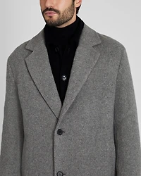 Oversized Twill Single Coat