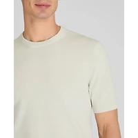 Short Sleeve Micro Bouclé Crew