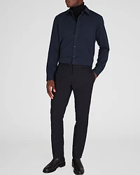 Long-Sleeve Textured Stripe Shirt