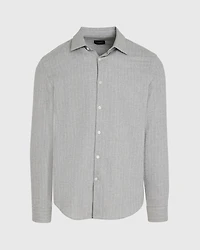 Refined Pinstripe Twill Shirt