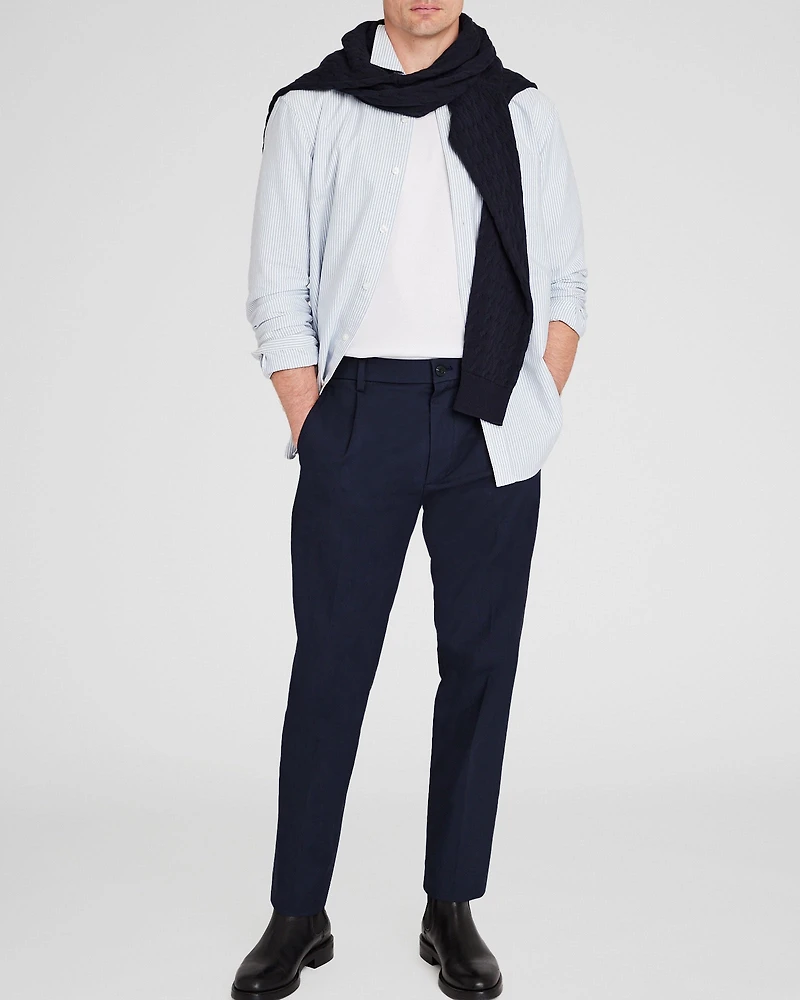 Hybrid Texture Elasticated Trouser