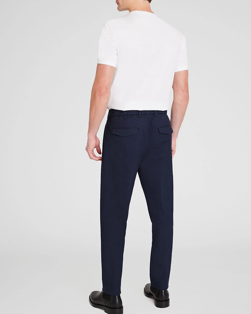 Hybrid Texture Elasticated Trouser