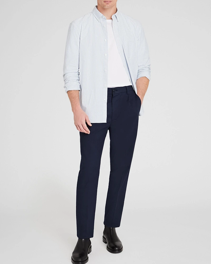 Hybrid Texture Elasticated Trouser