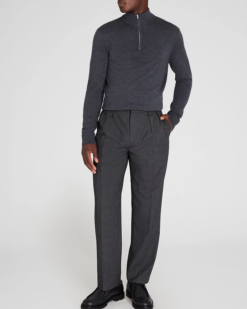 Merino Quarter-Zip Sweater