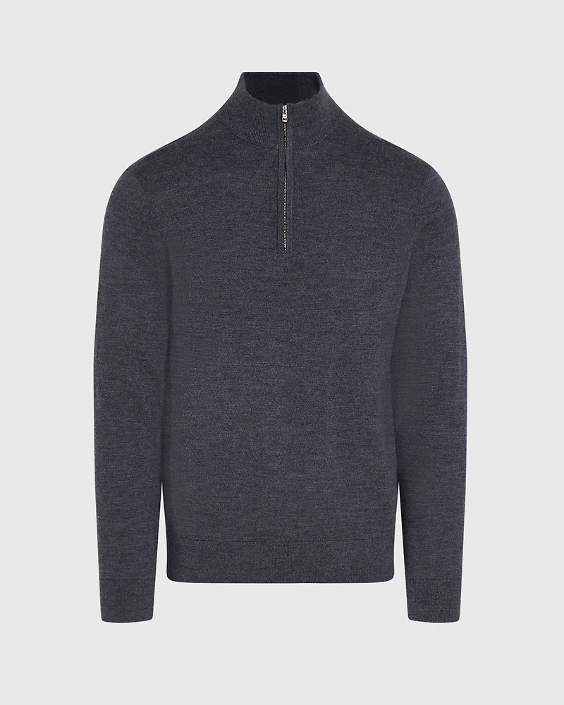 Merino Quarter-Zip Sweater